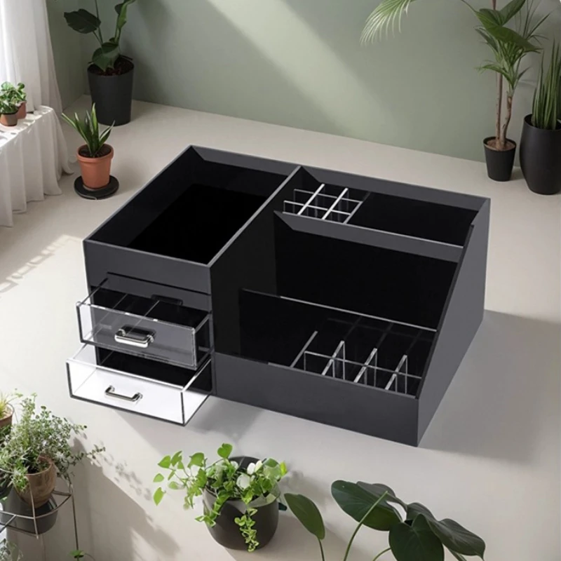 Luxury Skincare Essential - Organizador de vaidade acrílico luxuoso bandeja